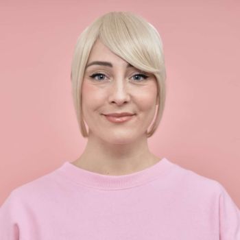 Frange rideau Marilyn - Blond Platine - Les Franjynes