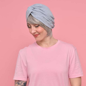 Couronne de cheveux compl&egrave;te Courte Th&eacute;r&egrave;se - Poivre et sel - Les Franjynes