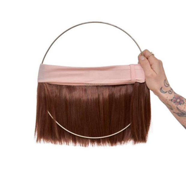 Couronne de cheveux carr&eacute; auburn Caroline | Comptoir de Vie