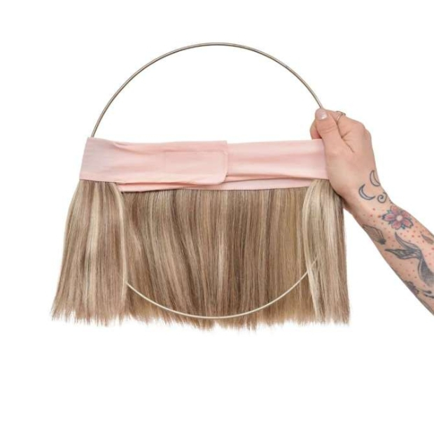 Couronne de cheveux carr&eacute; blond m&eacute;ch&eacute; | Comptoir de Vie