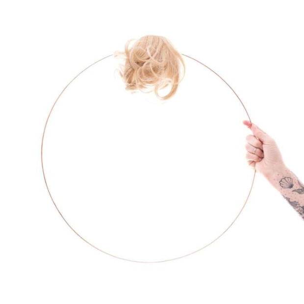 Fausse frange boucl&eacute;e blond dor&eacute; Lina | Comptoir de Vie
