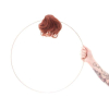Fausse frange boucl&eacute;e rousse Laetitia | Comptoir de Vie