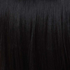 Fausse frange boucl&eacute;e brun noir Amandine | Comptoir de Vie