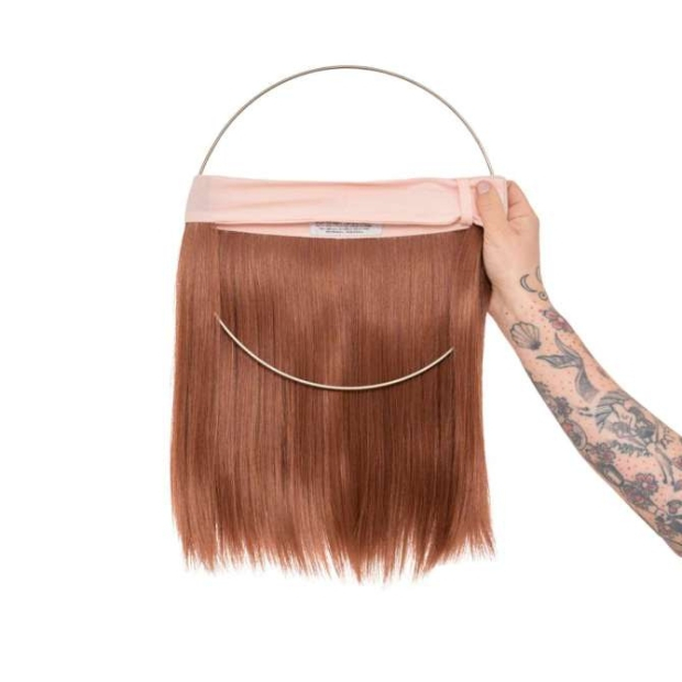 Couronne de cheveux mi-longue rousse Emma | Comptoir de Vie