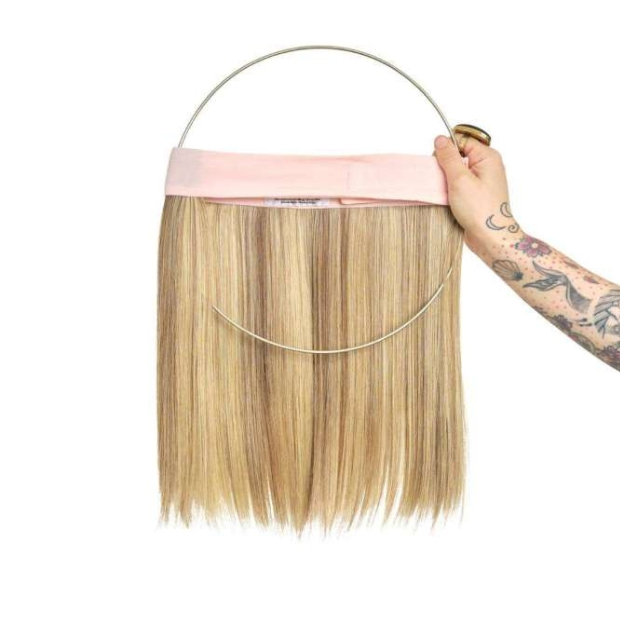 Couronne mi-longue blond m&eacute;ch&eacute; ch&acirc;tain | Comptoir de Vie