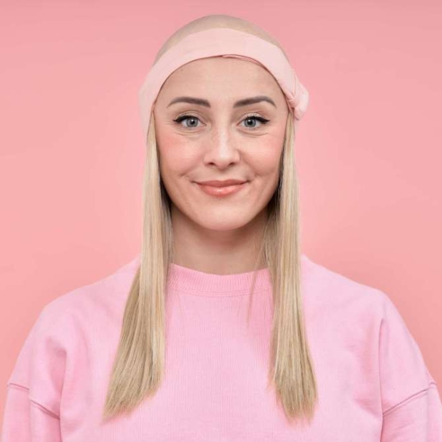 Couronne de cheveux mi-longue blond dor&eacute; | Comptoir de Vie