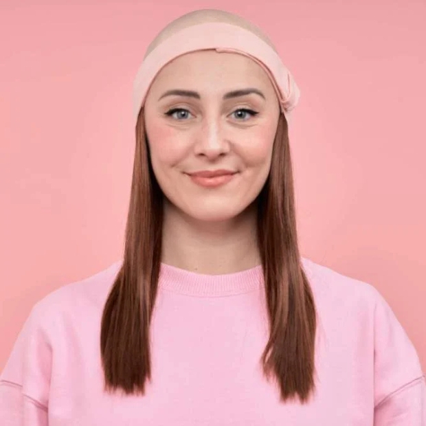 Couronne de cheveux mi-longue auburn Julia | Comptoir de Vie