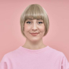 Fausse frange droite blond m&eacute;ch&eacute; ch&acirc;tain | Comptoir de Vie