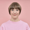 Fausse frange droite blond fonc&eacute; dor&eacute; | Comptoir de Vie