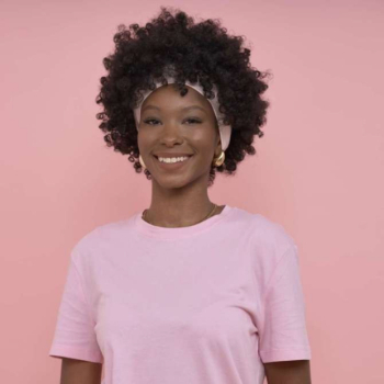 Demie Perruque Billie Brun Noir | Style Afro Chic | Les Franjynes