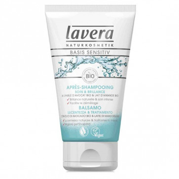 après shampoing soin brillance basis sensitive lavera 150ml