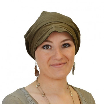 Casquette Lina taupe en lin - BEDACHT