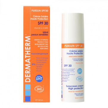 Crème solaire haute protection - Pursun SPF30 - DERMATHERM