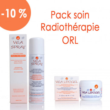 Pack soin Radiothérapie ORL - 1 Spray 1 Lipogel - Laboratoires VEA