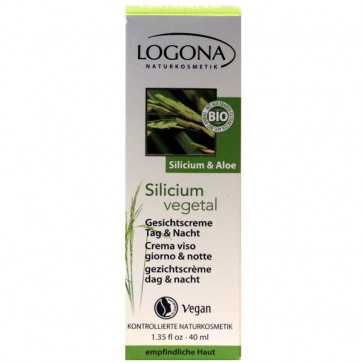 Soin visage apaisant et raffermissant 24h Silicum Végétal BIO - Logona