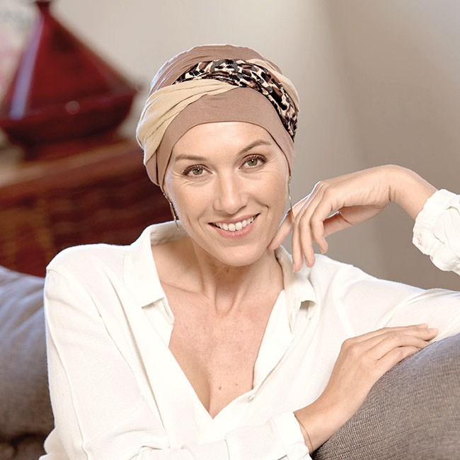 Achat Turban chimio bambou Austin Comptoir de Vie marron pour femme -  Turban cancer au meilleur prix