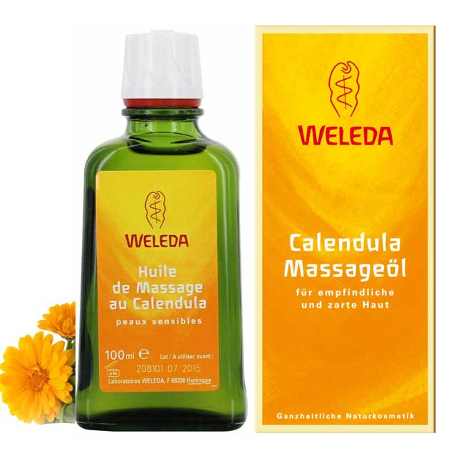 Huile de Massage Douceur au Calendula - Weleda