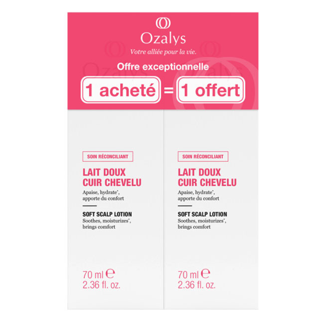 Lait Doux Pour Cuir Chevelu Ozalys - 70 Ml - Fabriqué En France - Neuf