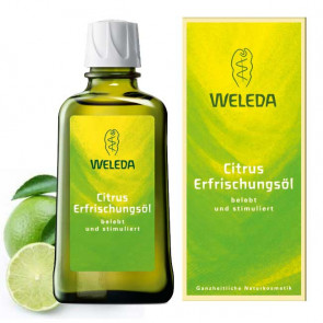 Huile de massage vivifiante au citrus - WELEDA