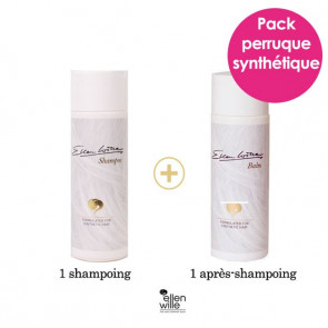 Pack soin perruque synthétique : 1 shampoing + 1 après-shampoing - Ellen Wille