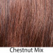 Perruque Emotion HH Lace en cheveux naturels - Gisela Mayer - chestnut mix