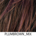 Perruque courte Seven Mono part - Ellen Wille - plumbrown mix 