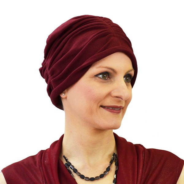 turban mina bordeaux